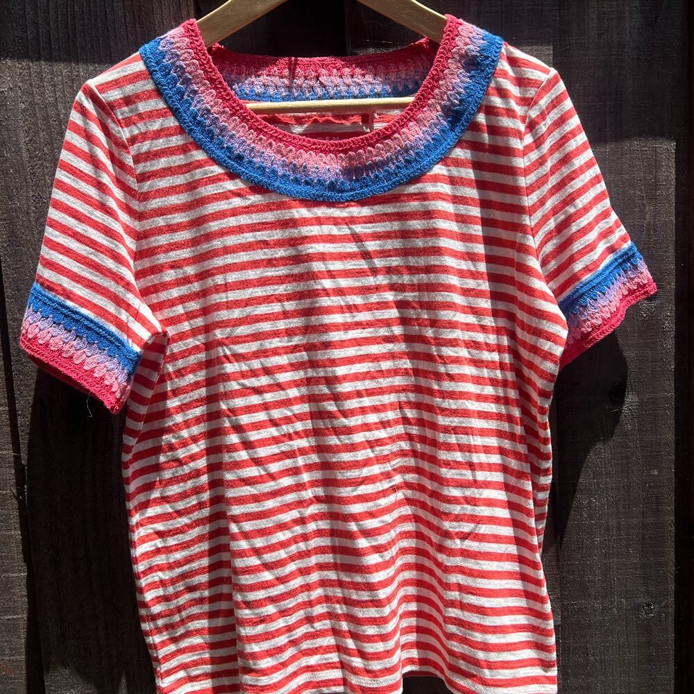 Boden Fae Crochet T-shirt